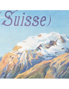 Détail d’un sommet enneigé suisse