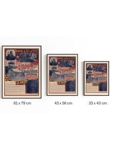 Reproduction de l’affiche Raon-l’Étape en trois formats