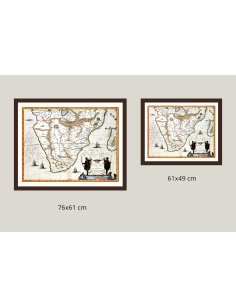 Carte ancienne Afrique australe – deux formats disponibles