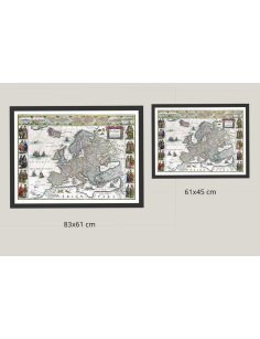 Carte de l’Europe 1664 – formats 83x61 cm et 61x45 cm