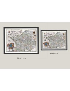 Carte du Royaume de France 1661 – deux formats disponibles