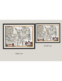Vue comparative des deux formats disponibles de la carte de Tartarie
