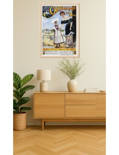 Affiche Châtelaillon-les-Bains, décoration vintage