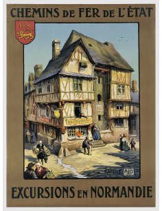 Affiche Bayeux Normandie par Charles-Jean Hallo