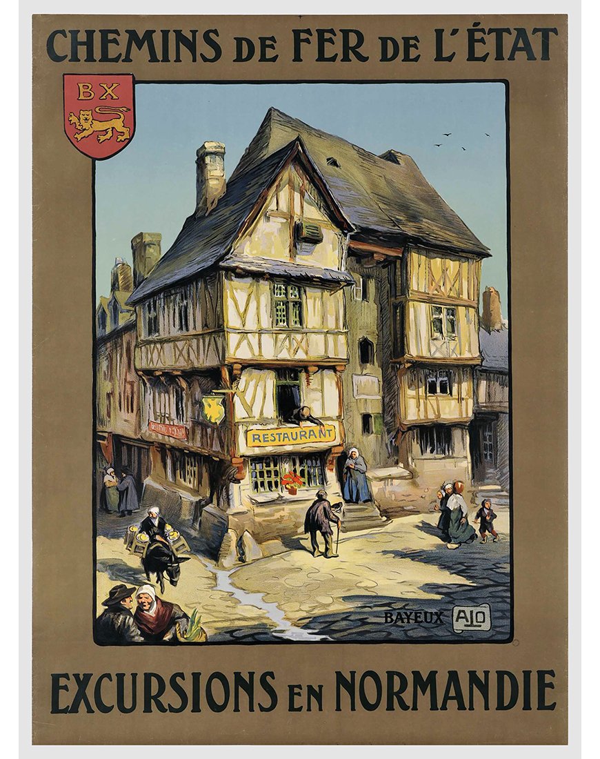 Affiche Bayeux Normandie par Charles-Jean Hallo