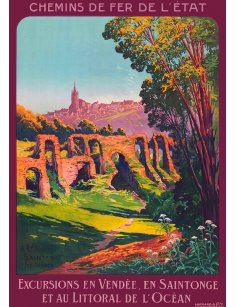 Affiche Saintes Arènes par Charles Hallé