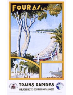 Affiche Fouras La Presqu'île Verte par Rinet Bignolas