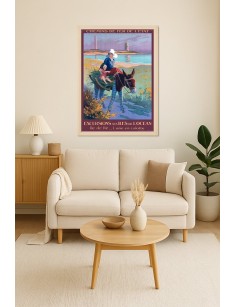 Affiche Île de Ré, l'Âne en Culotte, décoration
