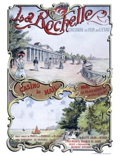Affiche La Rochelle Casino du Mail par Jules Semont