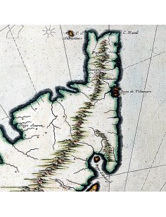 Détail de la région nord de Madagascar sur la carte