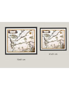 Tailles disponibles carte ancienne Égypte 1662