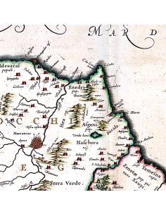 Détail de la côte atlantique du Maroc ancien