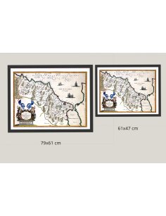 Tailles disponibles carte ancienne Maroc 1635