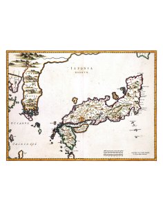 Carte ancienne Japon îles Asie par Joan Blaeu