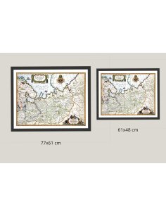 Tailles disponibles carte ancienne Russie 1638