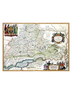 Carte ancienne Russie Moscovie Australe par Isaac Massa