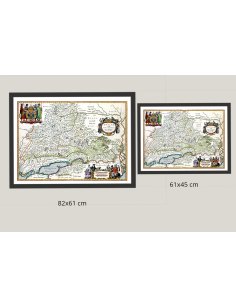 Tailles disponibles carte ancienne Russie 1638
