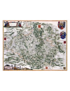 Carte ancienne Hesse Landgraviat par Joan Blaeu