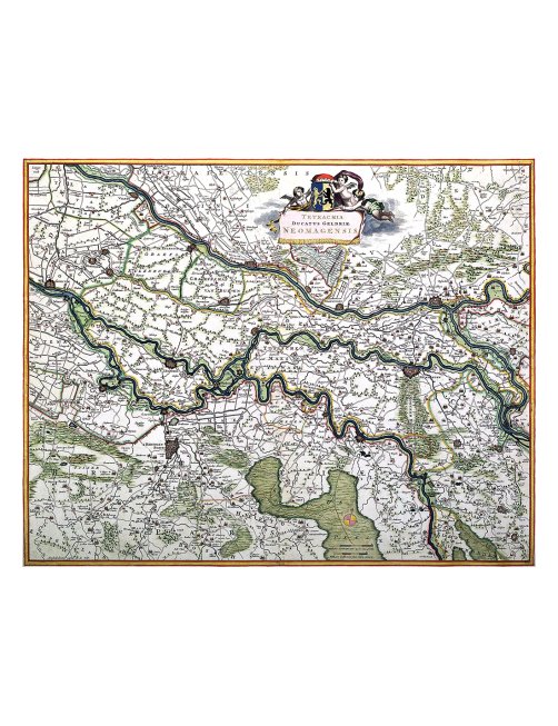 Carte ancienne Gueldre Nimègue Pays-Bas Frederik de Wit Carte ancienne Gueldre Nimègue Pays-Bas Frederik de Wit