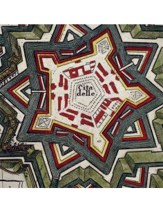 Détail de la Citadelle de Vauban – Plan ancien de Lille vers 1700