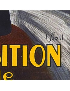 Signature de l’artiste sur l’affiche Foire internationale de Metz 1929