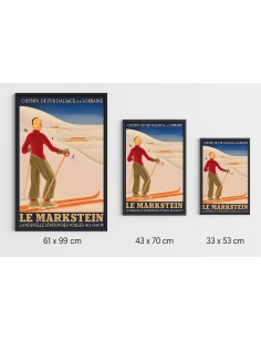 Affiche Le Markstein – Formats 61x99, 43x70 et 33x53 cm