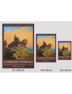 Affiche Rocher de Dabo – Formats 61x84, 43x59 et 33x45 cm
