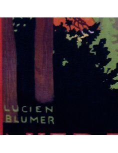 Détail de l’affiche – Signature de l’artiste Lucien Blumer