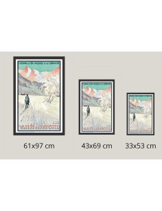 Affiche Chemins de fer d’Alsace vallée de Munster disponible en 3 tailles différentes