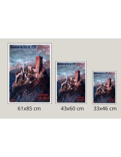 Affiche Chemins de fer de l’Est château Saint-Ulrich en 3 formats