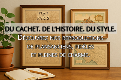 Publicité sur les plans anciens